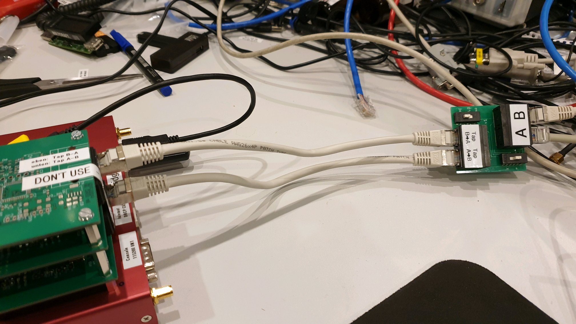 APU2 assembly interconnected with tap